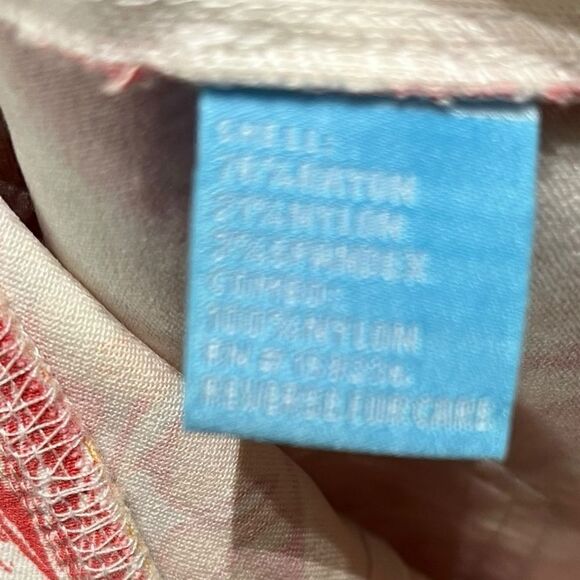 J. McLaughlin Women’s Maise Tropical Palm Print Pull Ankle Pants, Size 2 - Picture 9 of 10